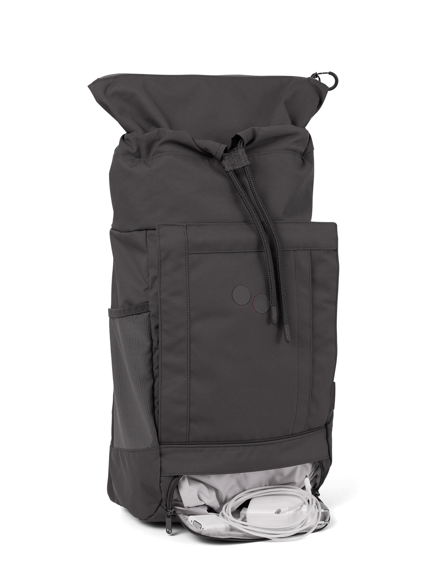 pinqponq Blok Medium Deep Anthra Backpack Rucksack dunkelgrau